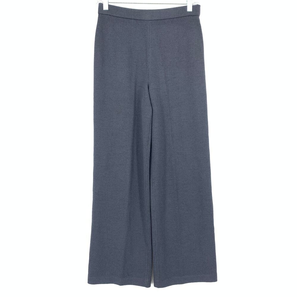St. John Gray Wide Leg Pants